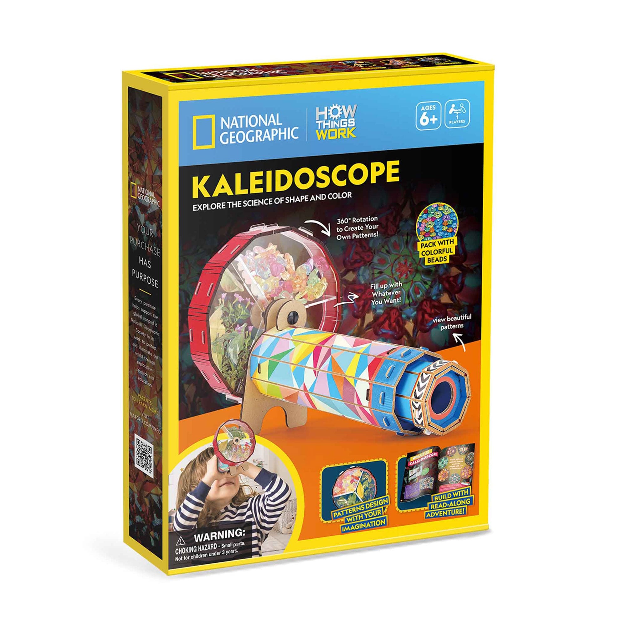 3D-конструктор CubicFun STEM Калейдоскоп, від 6 років, 14*16.5*25.5 см (DS1090h)